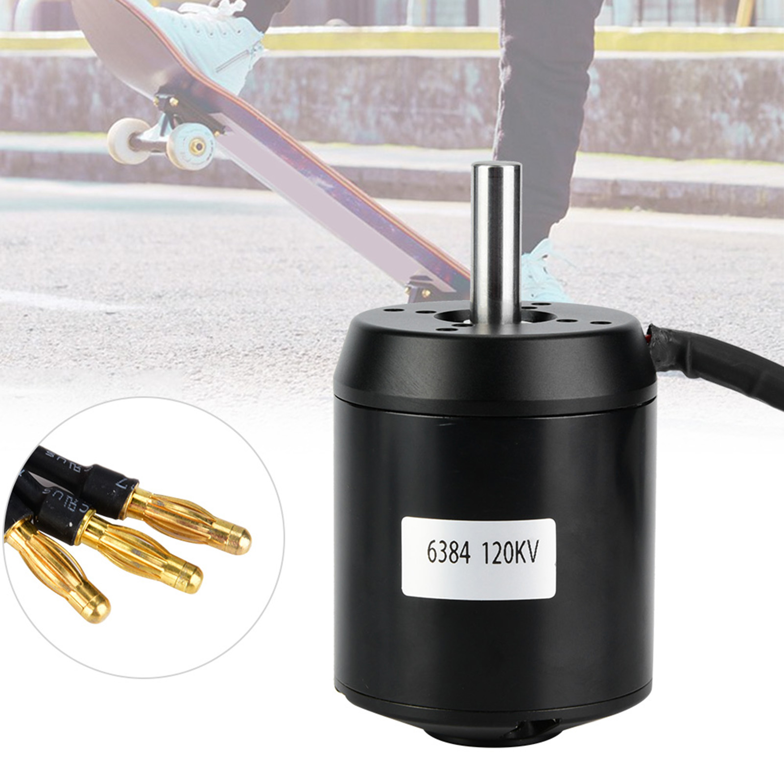 6384 Brushless Motor Sensored - Elektrischer Roller Bürstenloser Motor 6384 120KV
